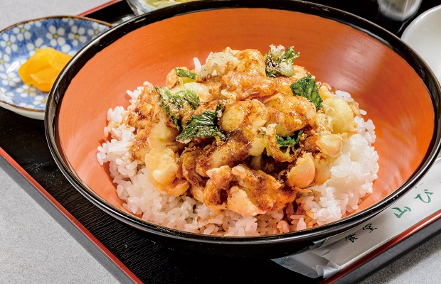 ゆり根かき揚げ丼