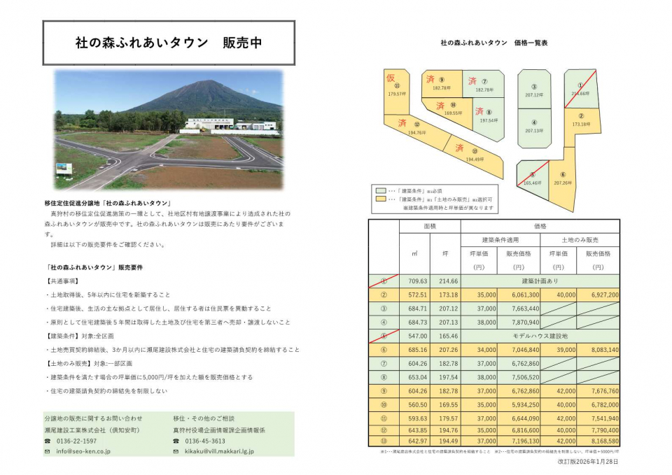 社の森ふれあいタウンチラシ